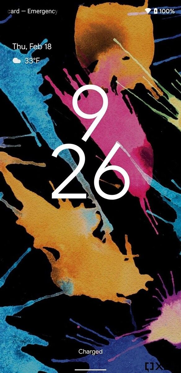 Android 12 new lockscreen design