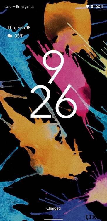 Android 12 new lockscreen design