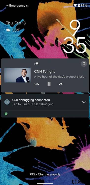 Android 12 new lockscreen design