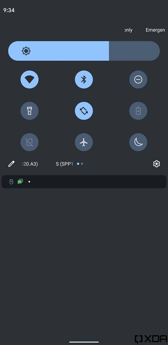 Android 12 new notifications panel UI