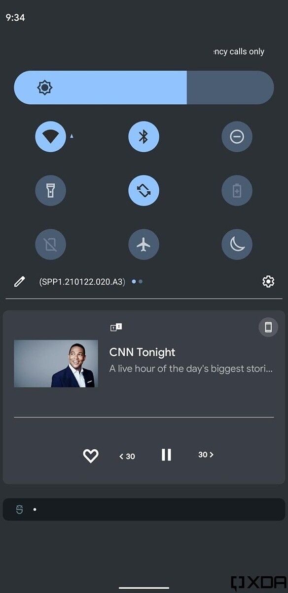 Android 12 new notifications panel UI