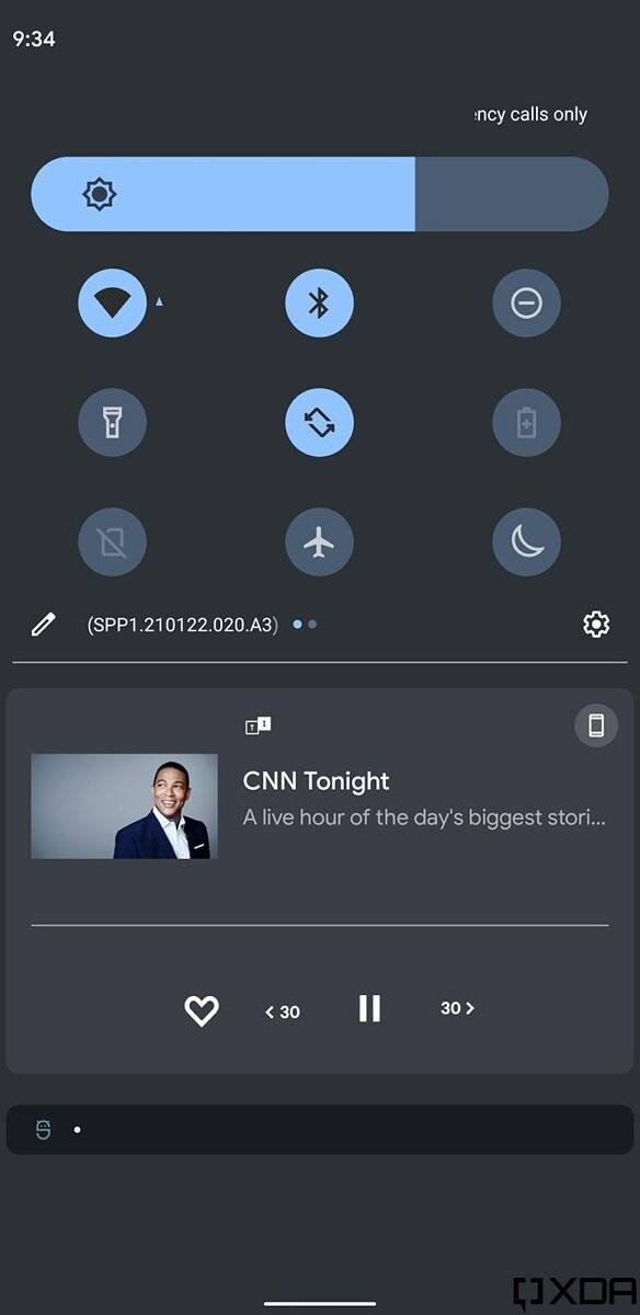Android 12 new notifications panel UI