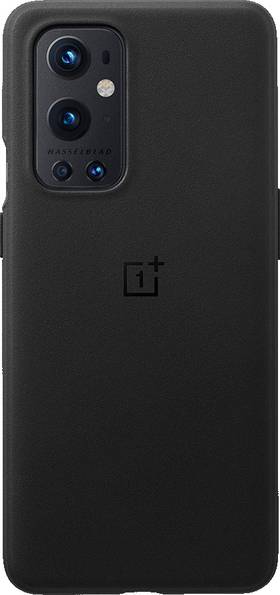OnePlus has sold Sandstone cases for its phones for years, and this OnePlus 9 Pro version is available in black or 'rock gray' (read: light blue).