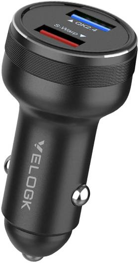 There aren't any car chargers yet for Warp Charge 65T, but this adapter will at least give you 30W charging while you're in a car. It has an extra USB port for charging a second device, though speeds on the main port slow down when two devices are connected.