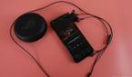 ASUS ROG Phone 5 Ultimate connected to ROG Cetra II Core