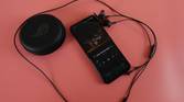 ASUS ROG Phone 5 Ultimate connected to ROG Cetra II Core
