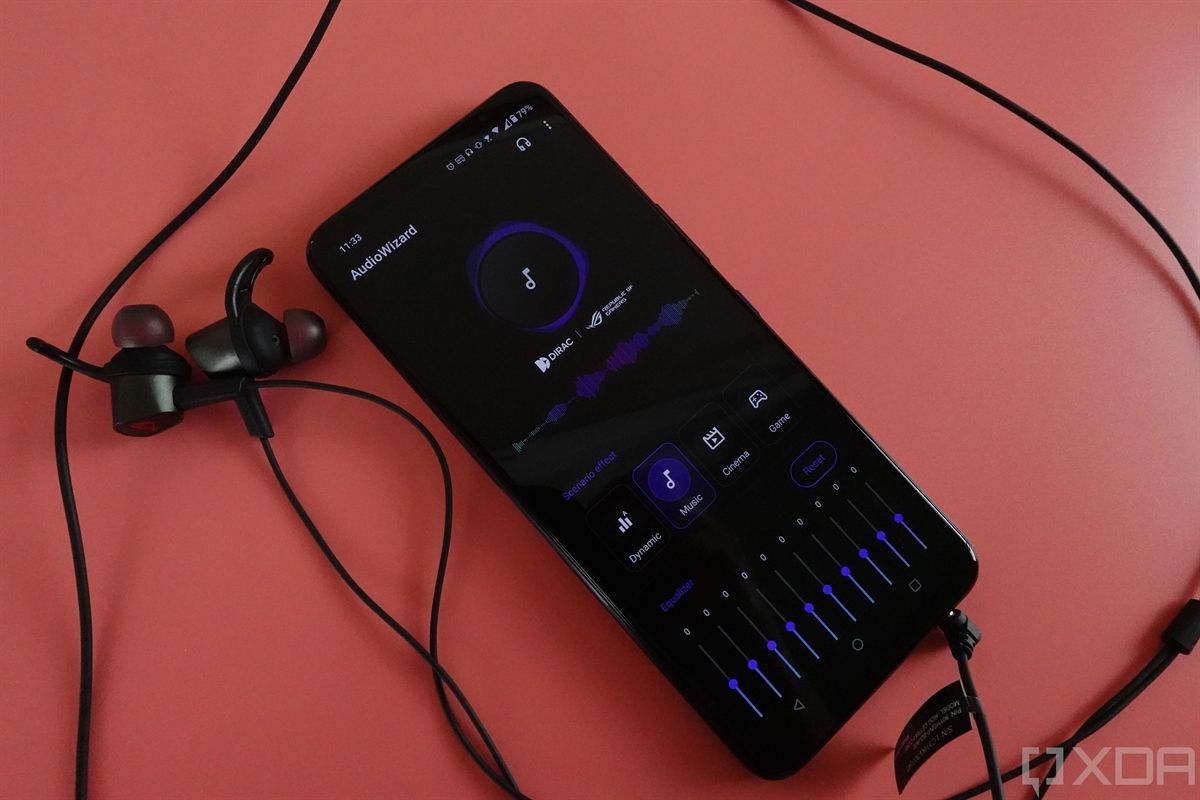 AudioWizard on ASUS ROG Phone 5
