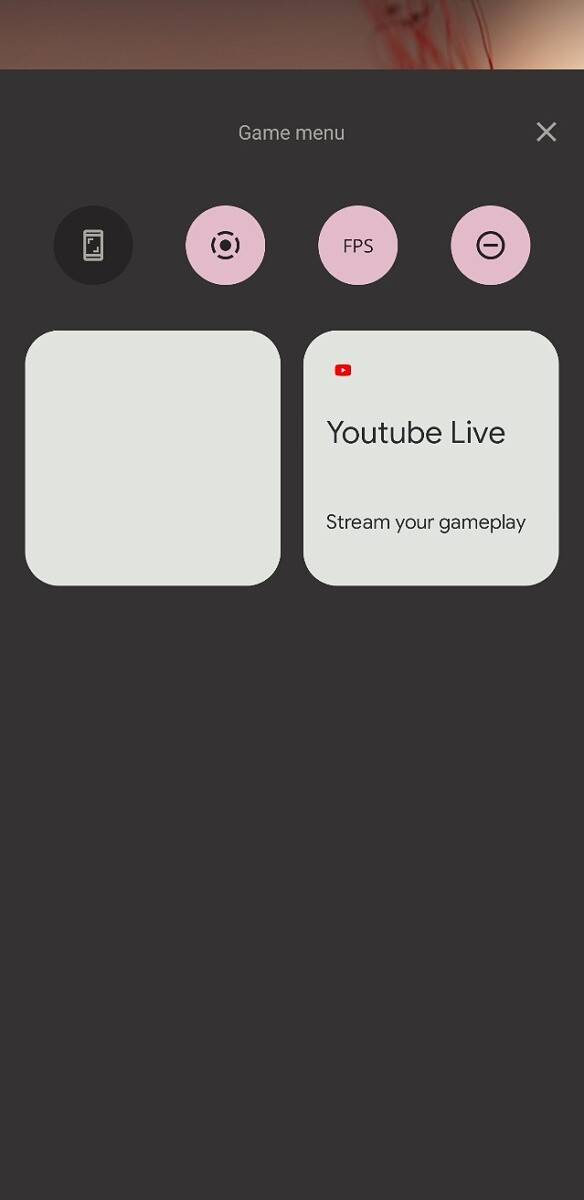 Android 12 game dashboard