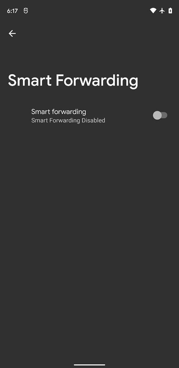 Android 12 smart forwarding