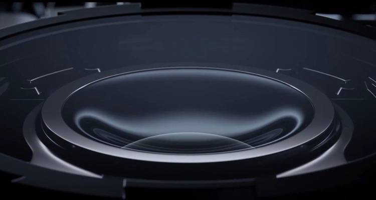 A render of the liquid lens used in Xiaomi's new foldable phone, the Xiaomi Mi MIX Fold