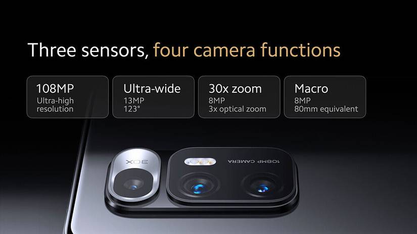 Xiaomi Mi mIX Fold camera array
