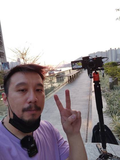 Selfie photo with the Redmi Note 10 Pro