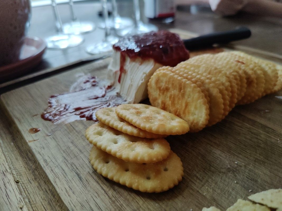 Jam Cake and biscuits