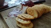 Jam Cake and biscuits