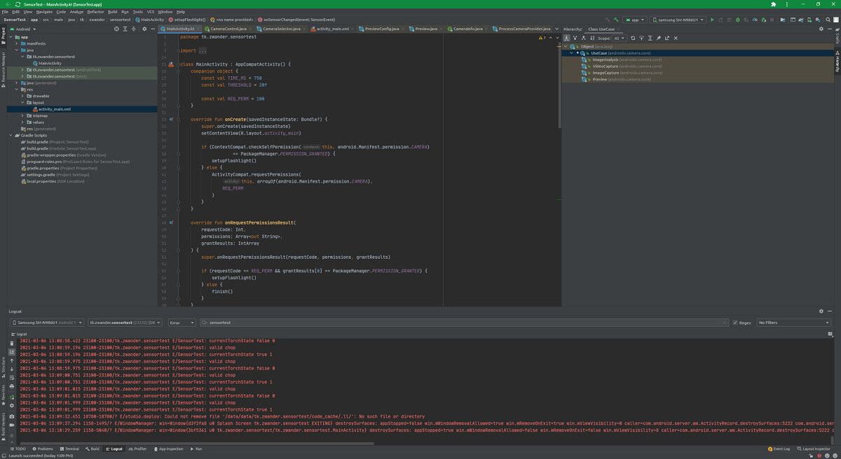 JetBrains Projector running Android Studio in Chrome