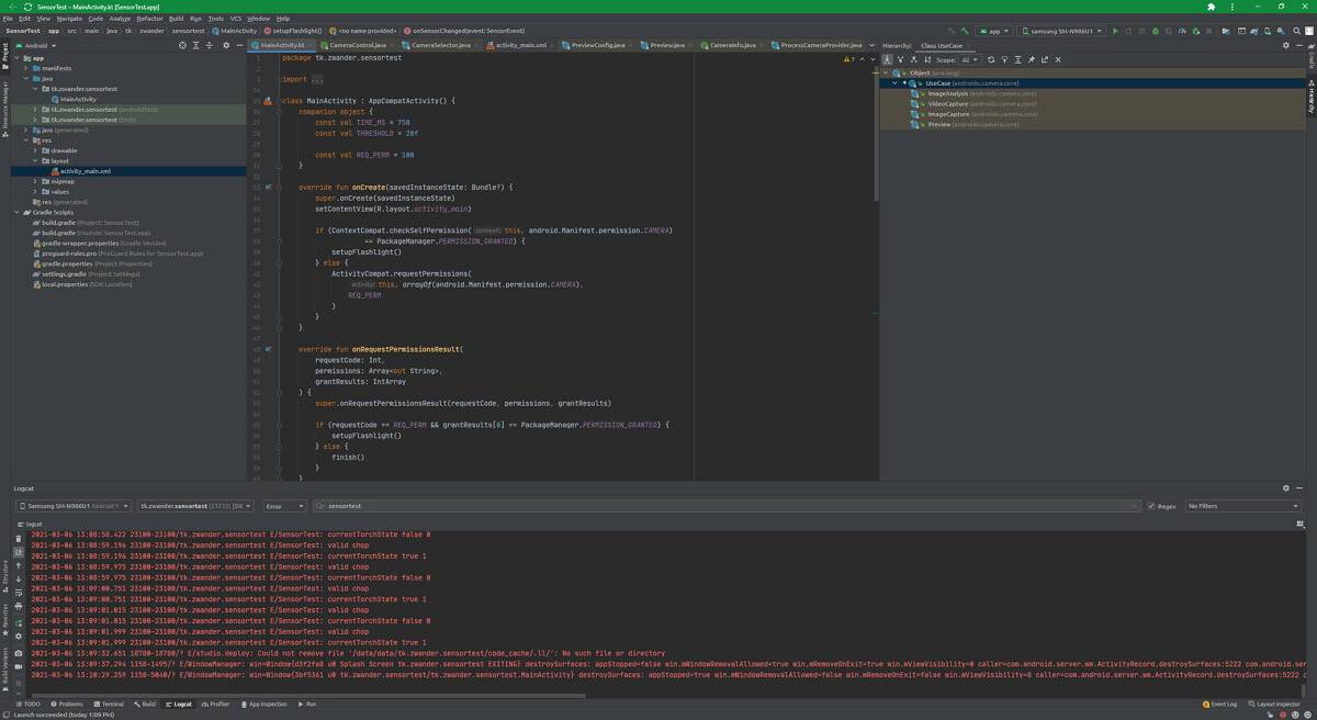 JetBrains Projector running Android Studio in Chrome