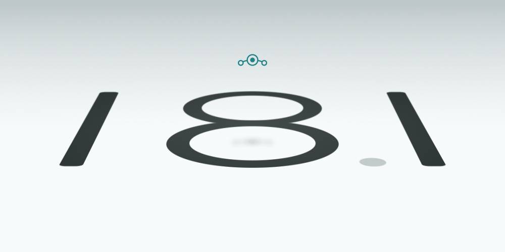 LineageOS 18.1 logo on white background
