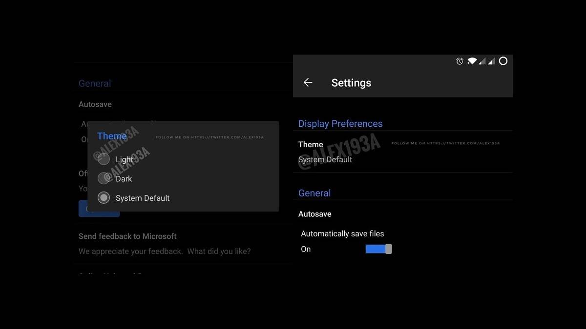 Microsoft Office suite on Android is finally getting a dark theme