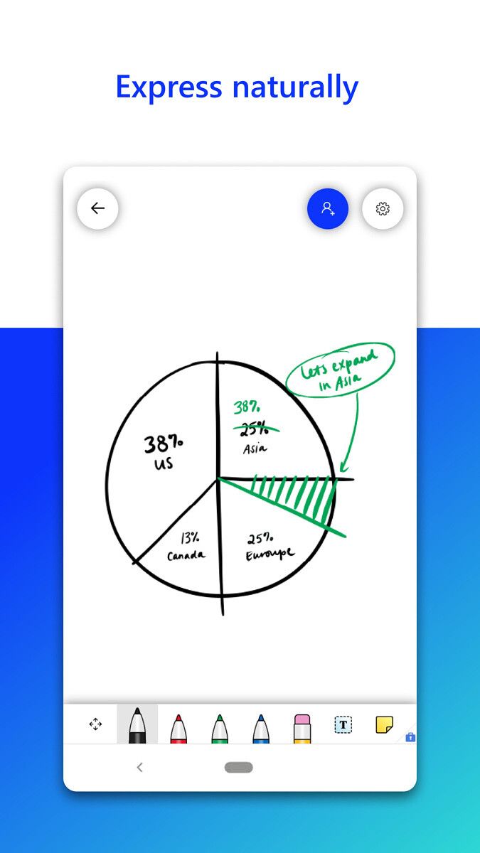 Microsoft Whiteboard is now available on the Google Play Store