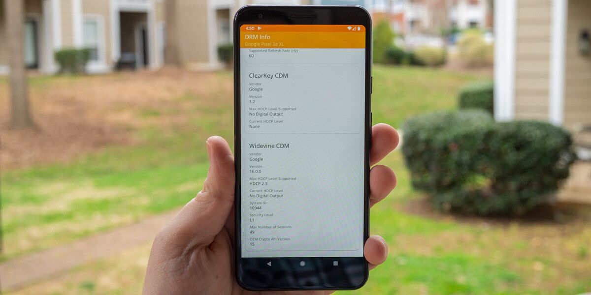 Pixel 3a XL with Widevine DRM Info needed for Netflix