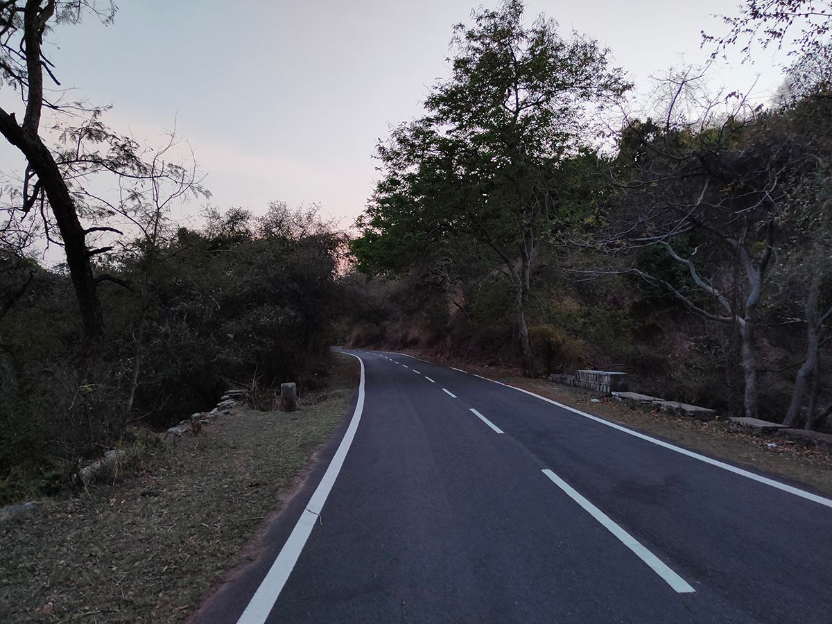Road clicked with Realme 8 Pro 108MP camera