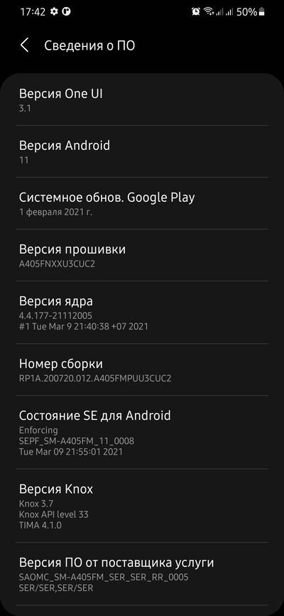 Samsung Galaxy A40 Android 11 One UI 3.1