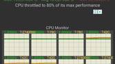 Samsung Galaxy A52 cpu throttling