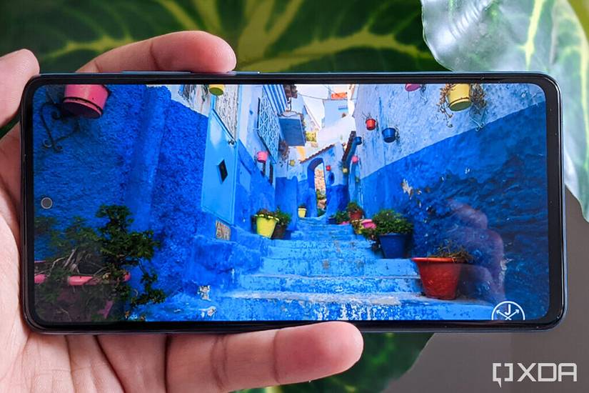 Samsung Galaxy A52 review Awesome blue 6GB 128GB super amoled 90Hz display