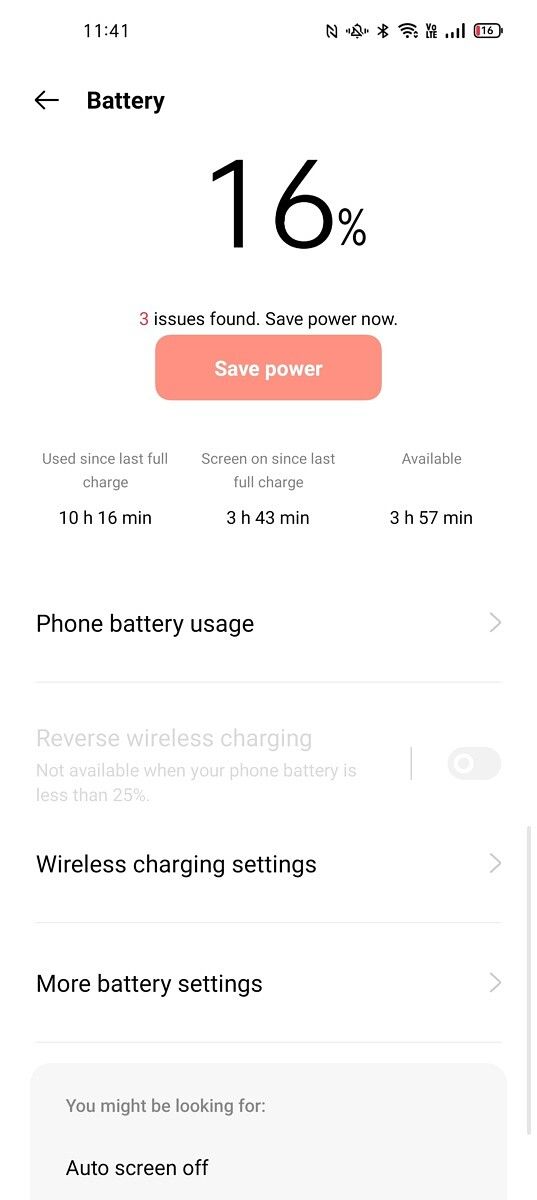 Find X3 Pro battery stats
