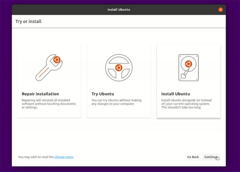 Ubuntu installer written in Flutter 2.0