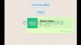 WhatsApp Self Destructing Images