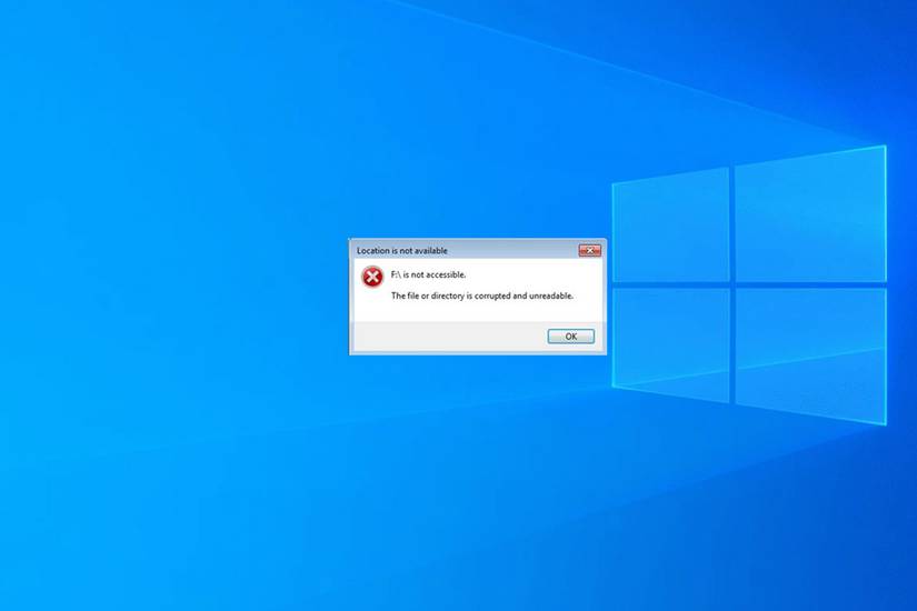 Windows 10 disk corrupt feature image