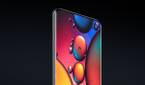 Xiaomi Mi 11 Pro and UItra display with colorful wallpaper on black background