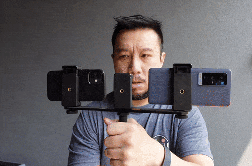 Vivo X60 Pro + vs iPhone 12 moving video test
