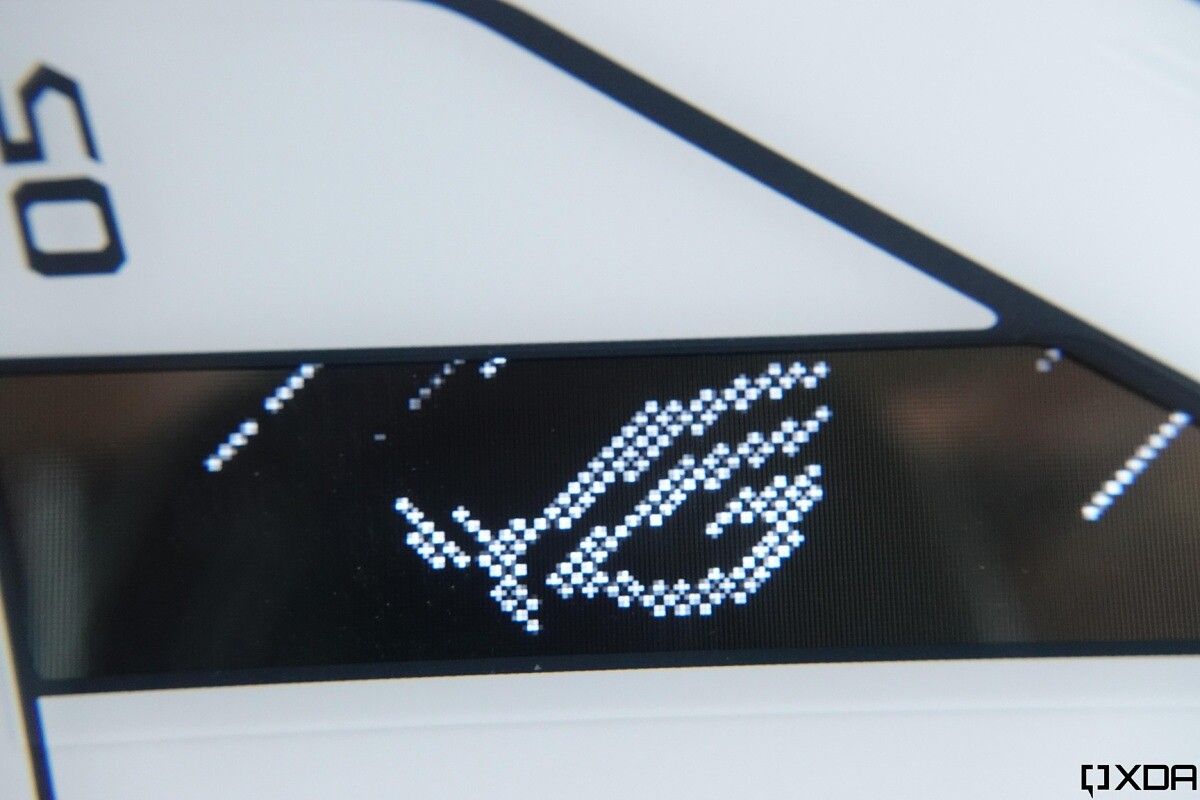 ROG Vision close-up on the ASUS ROG Phone 5