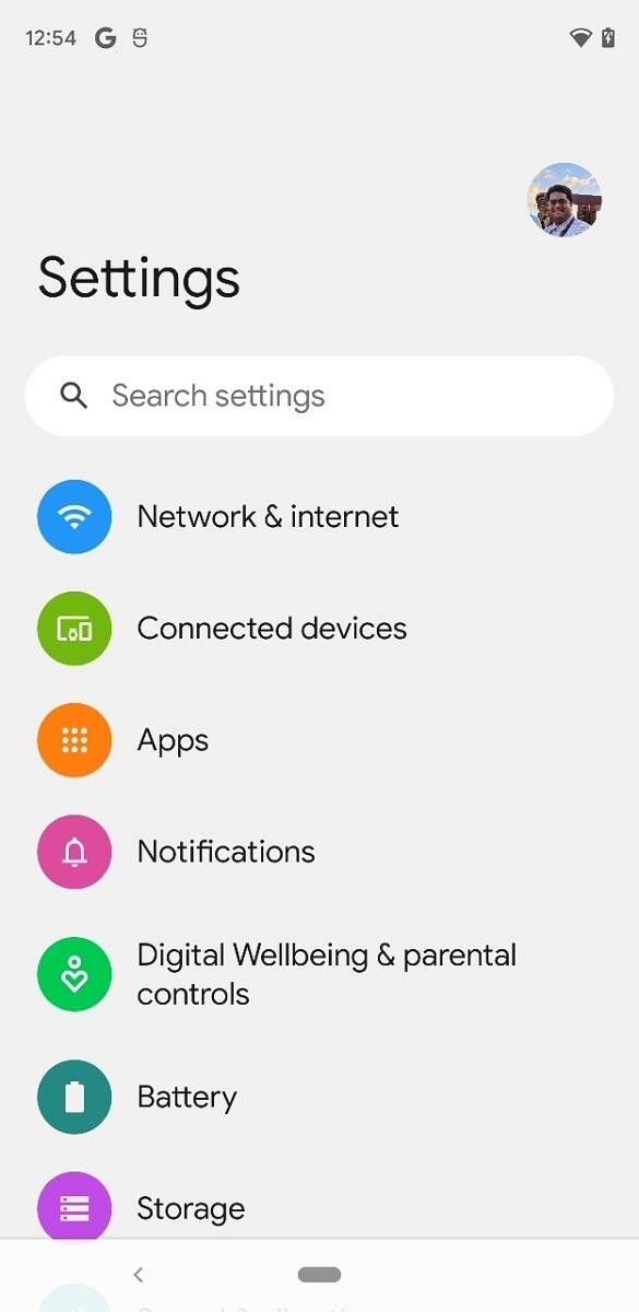Android 12 DP3 one-handed UI