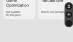 Android 12 DP3 floating gaming toolbar
