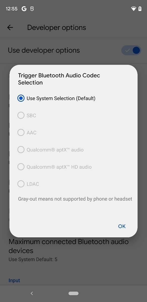 Android 12 DP3 rounded corners