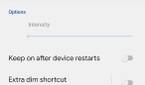 Android 12 DP3 Extra Dim settings