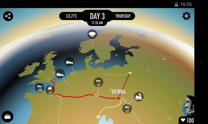 80 days - gameplay