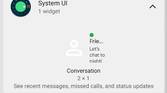 Android 12 DP3 conversation widget