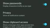 Android 12 show clipboard access
