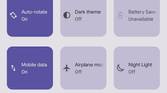 Android 12 DP3 new quick settings UI