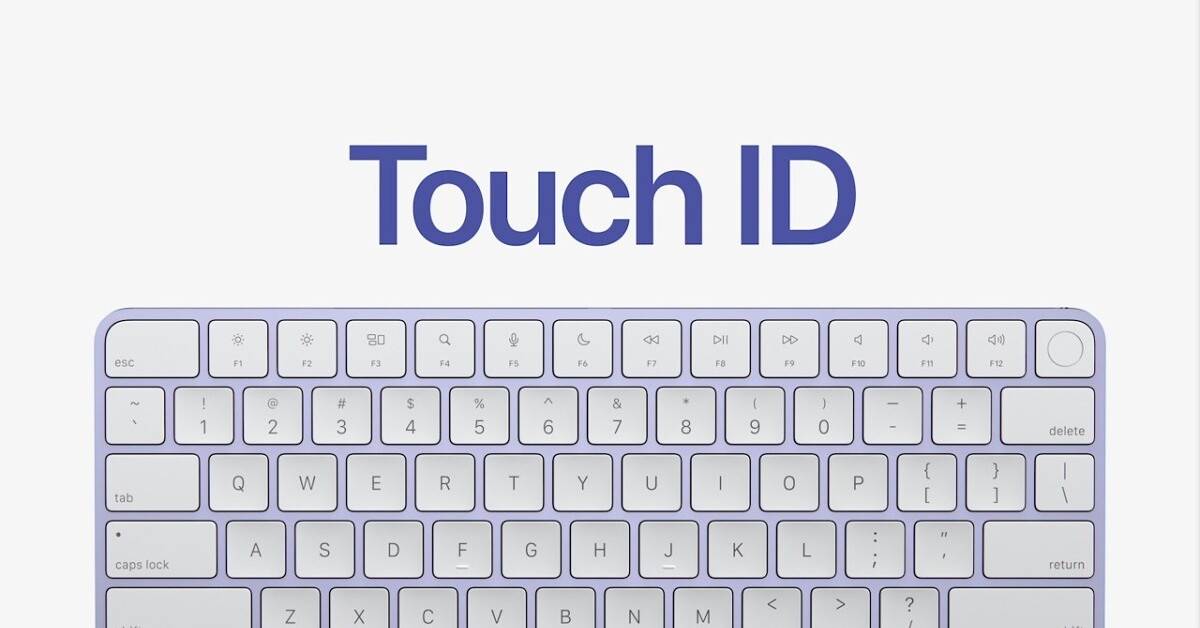 Apple - APPLE Mac M1用Touch ID搭載MAGIC KEYBOARD U Magic Keyboard with Touch ID and Numeric Keypad for Mac