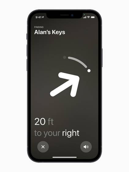 AirTag precision finding