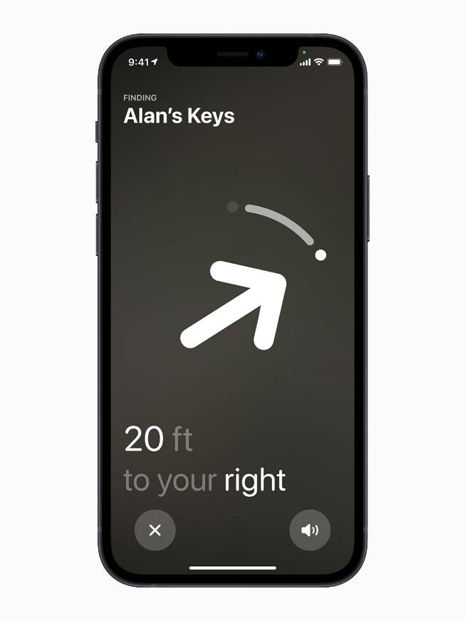 AirTag precision finding