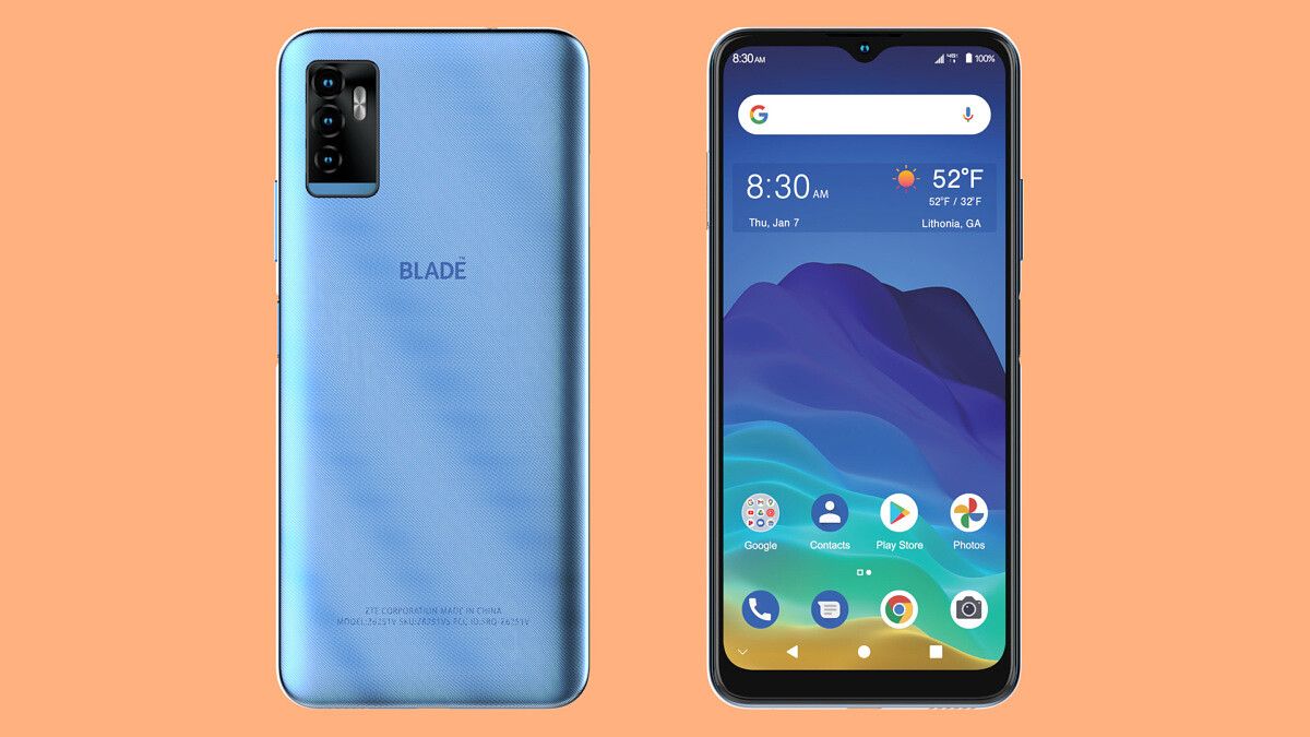 【値下げします！】美品 ZTE スマートフォン 本体 ライトブルー ZTE Blade 11 Prime announced with 64GB storage, Qi charging, and