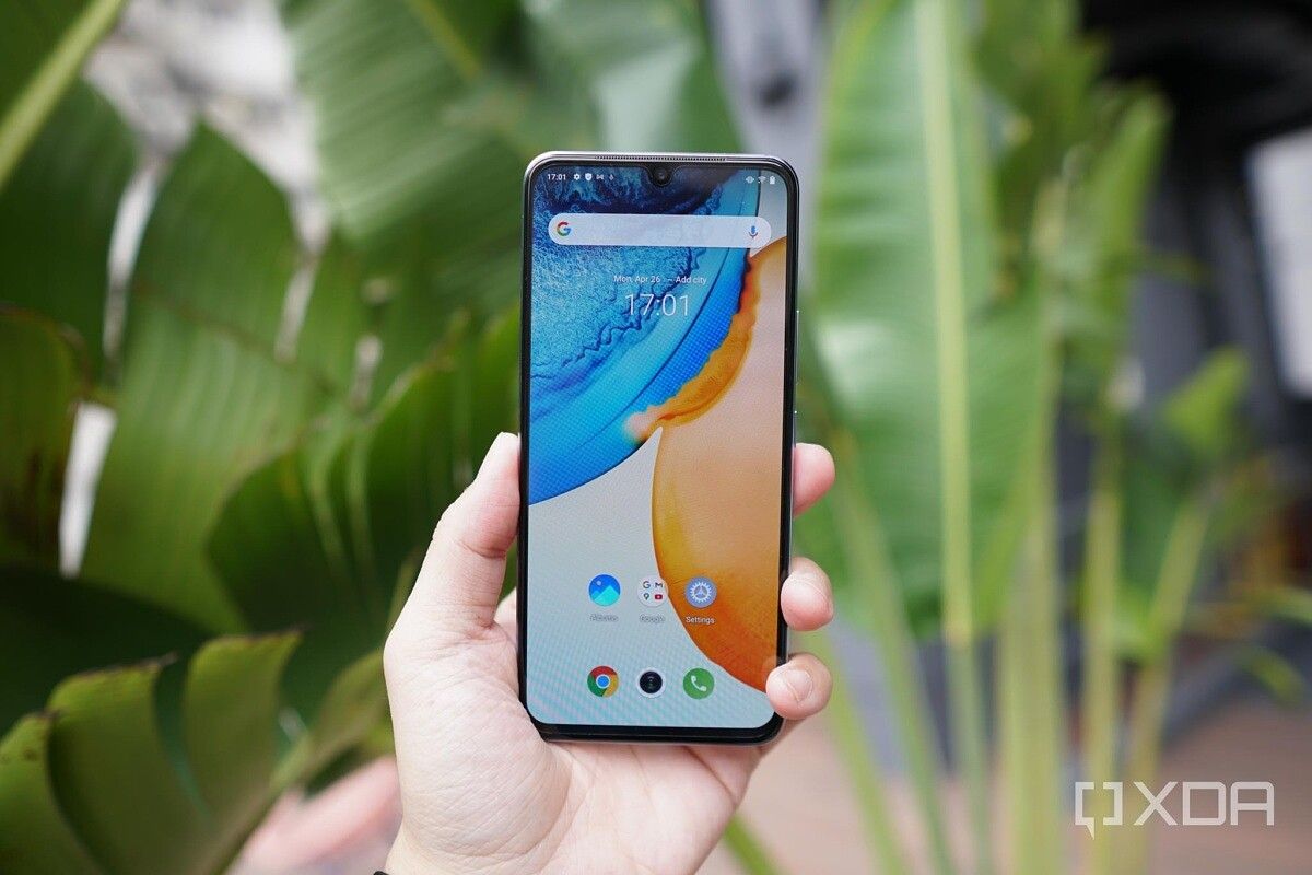 The Vivo V21 5G with a 6.4-inch OLED display.