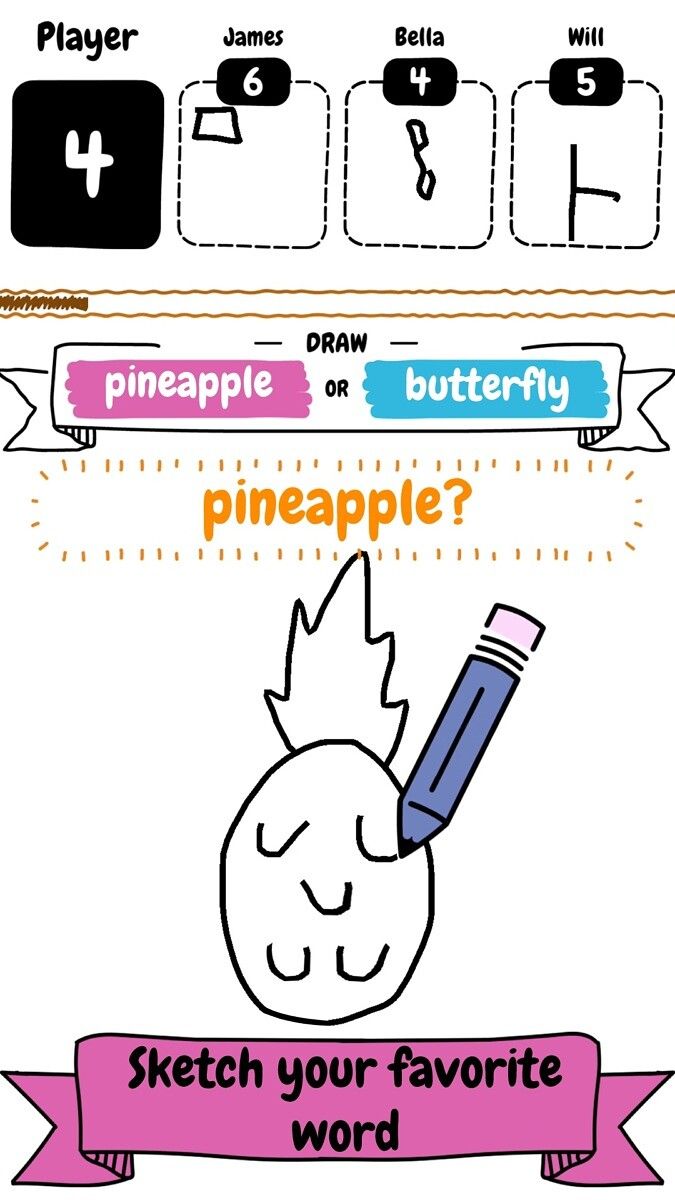 draw it - pineapple