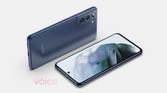 Galaxy S21 FE leaked render showing back and front